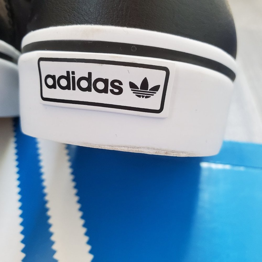 SOLD Adidas Adi-Ease Skate Shoes Black/White Men 9 - Picture 7 of 12